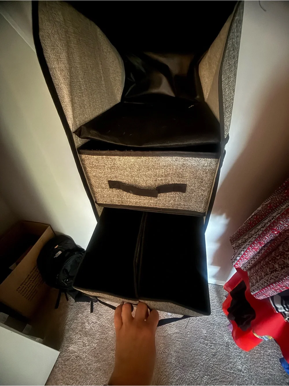 Hanging Closet Organizer with Drawers